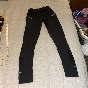 Small tall running leggings with pockets